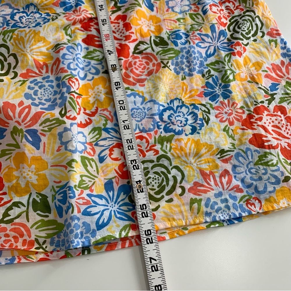 Talbots Plus Blossom Garden Shell Multi Color Flo… - image 9